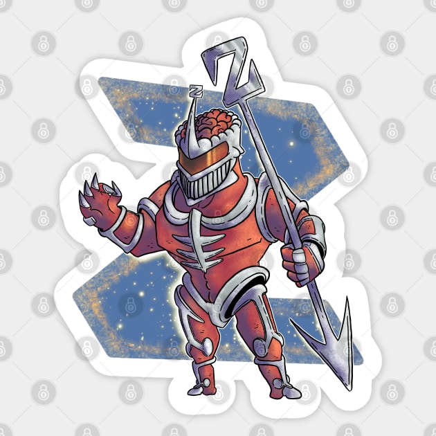 Lord Zedd Sticker by Hojyn